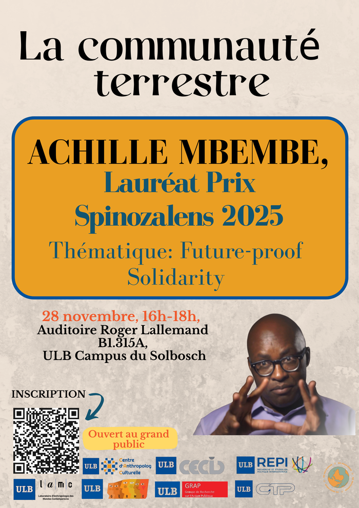 Affiche Achille Mbembe