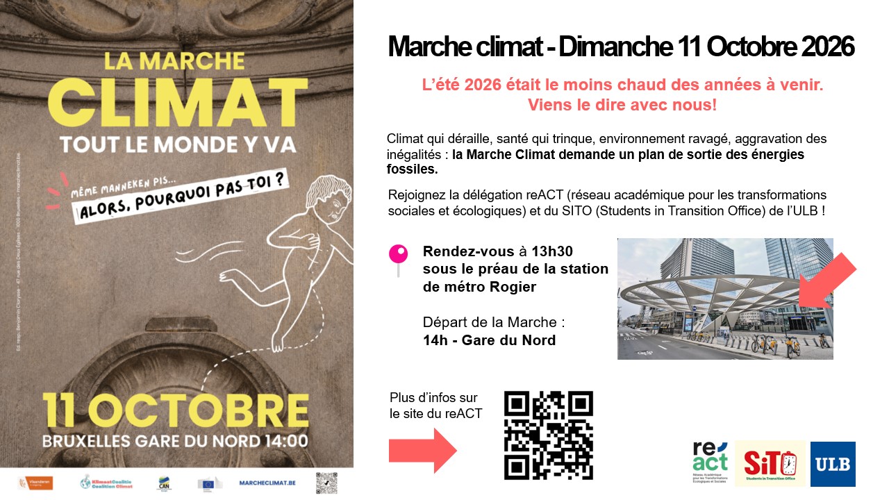 Affiche marche pour le climat